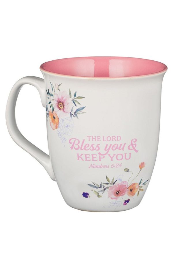 Best Mom Ever White and Pink Floral Mug Online now - Image 2
