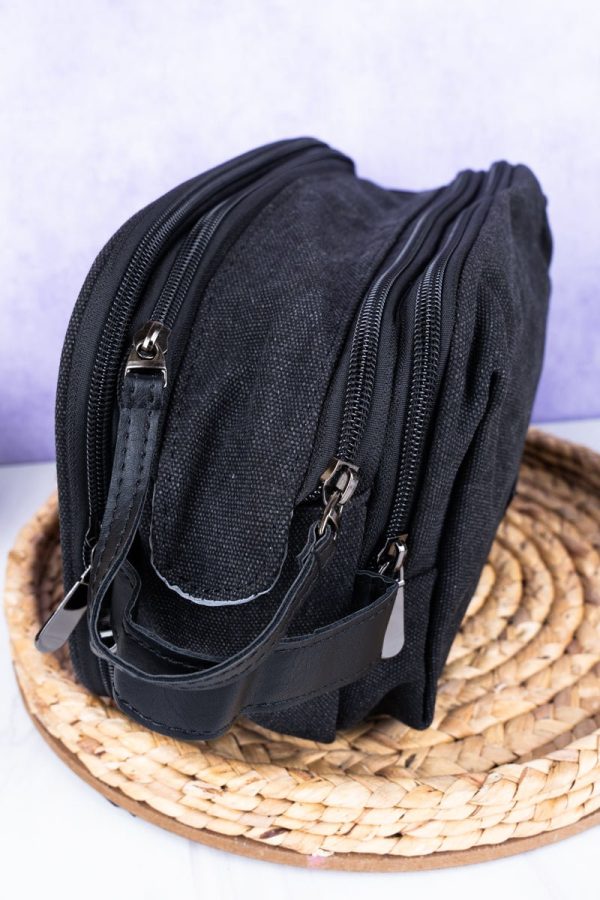 NGIL Black Travel Ready Toiletry Bag Discount - Image 2