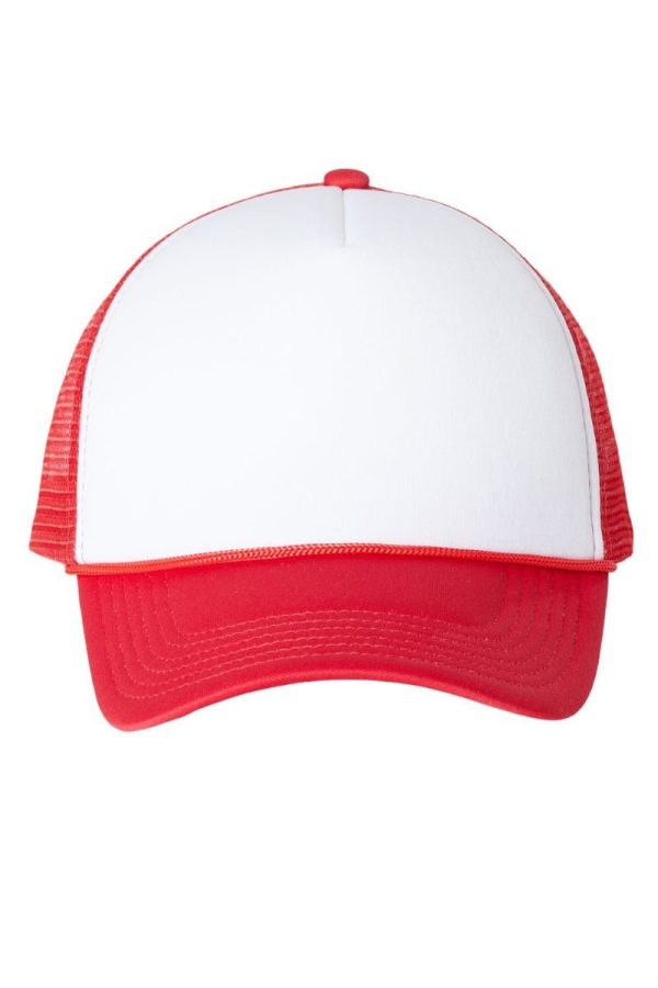 Bubble Heart Retro Foam Mesh Back Trucker Cap Online now - Image 4