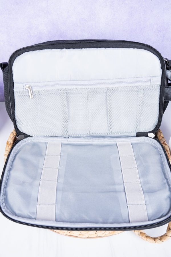 NGIL Black Travel Ready Toiletry Bag Discount - Image 5