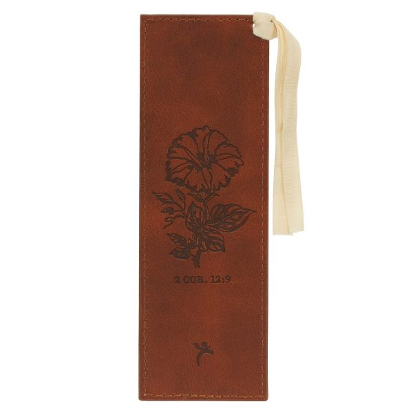 Amazing Grace Honey Brown Faux Leather Page Marker Online Hot Sale - Image 2