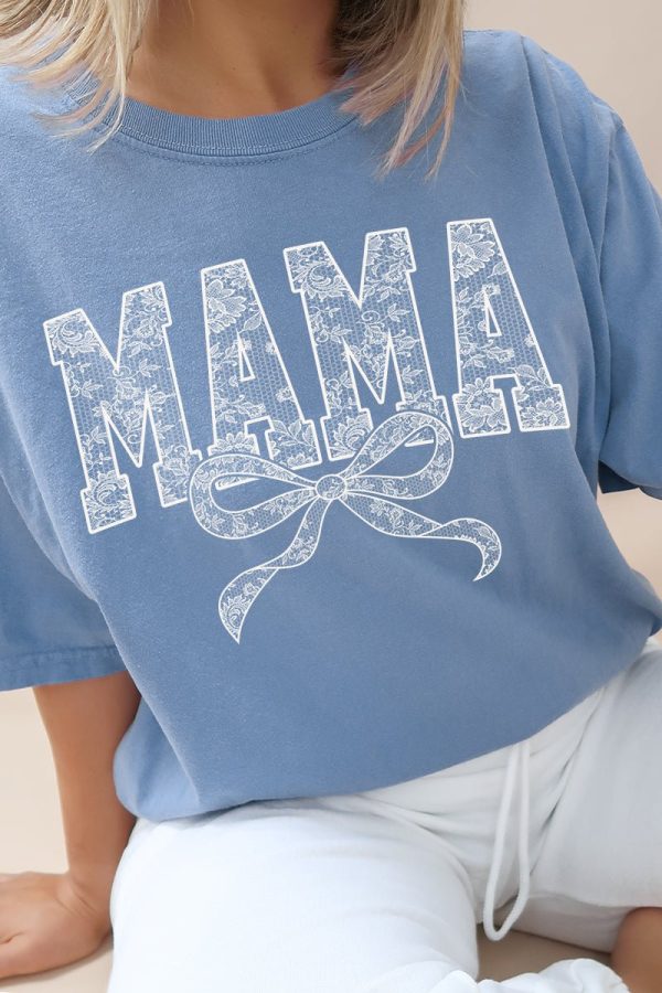 White Lace Mama Comfort Colors Adult Ring-Spun Cotton Tee Fashion