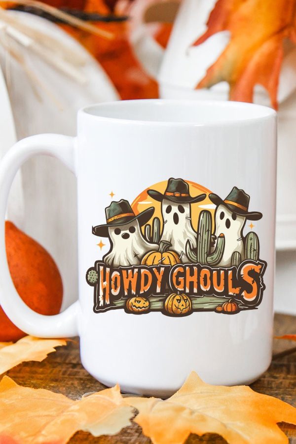 Western Howdy Ghouls Ceramic Mug Supply