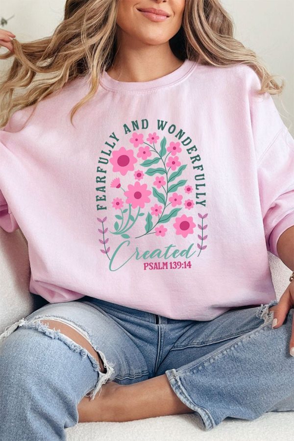 Fearfully And Wonderfully Created Unisex NuBlend Crew Sweatshirt Online now