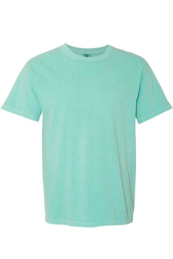 Brushed Peep Coquette Bow Comfort Colors Adult Ring-Spun Cotton Tee For Sale - Image 5
