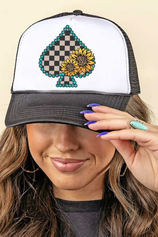 Wildflower Edge Foam Mesh Back Trucker Cap Sale