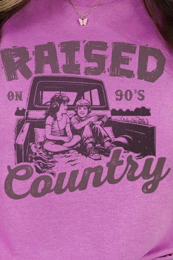 Tailgate And 90 s Country Softstyle Adult T-Shirt Discount - Image 2