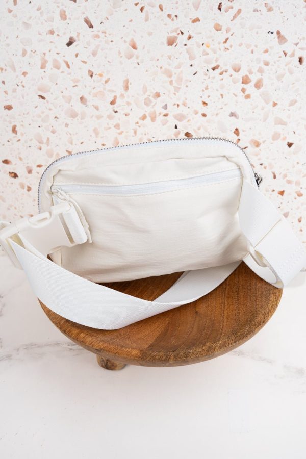 NGIL White Brooklyn Belt Bag Online now - Image 2