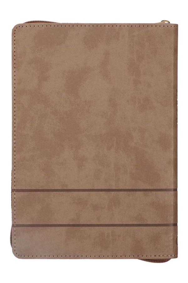 2025 All Things Are Possible Tuscan Tan LuxLeather Zippered Executive Planner For Discount - Image 2