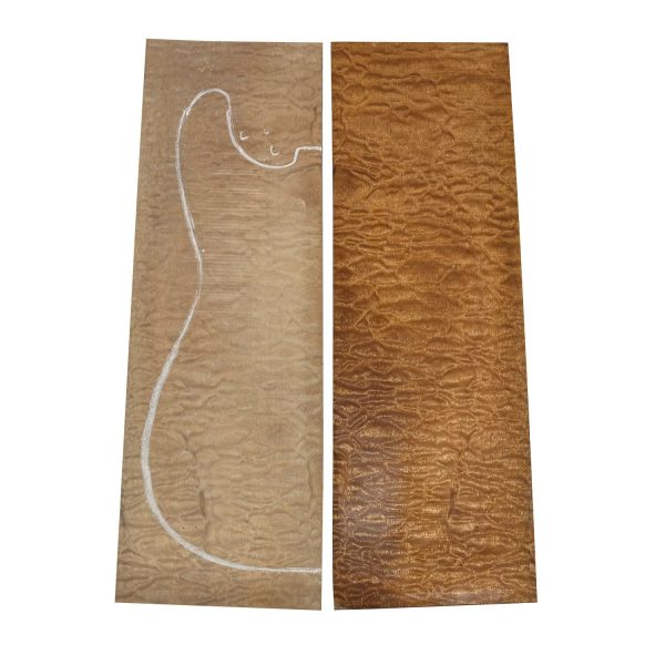 Quilted Curly Sapele Guitar Drop Tops - 21-1 2  x 7-1 8  x 1 4  #18 Online Sale - Image 4