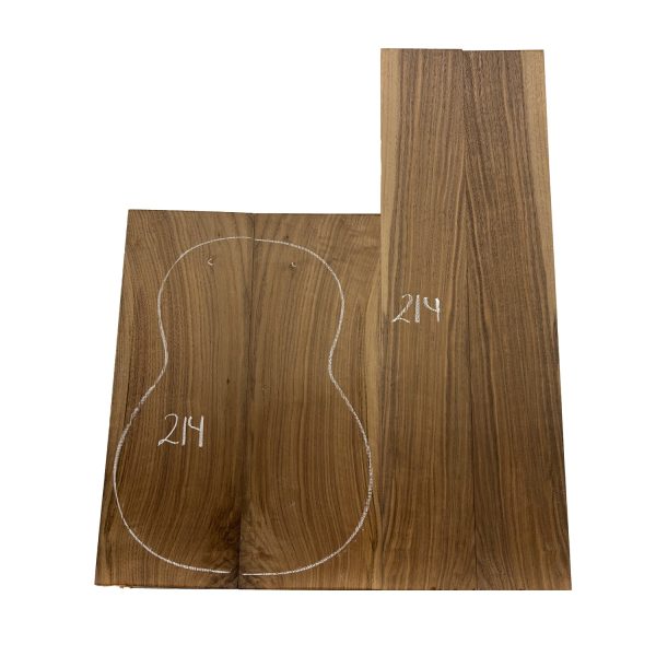 Black Walnut Classical BC Grade Guitar Back and Side Set #214 on Sale