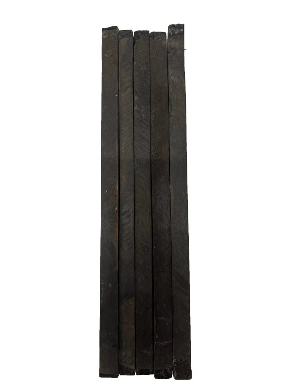 Gaboon Ebony 1 2” x 1 2” x 12” -Turning Square   Inlay   Decoration Wood Blanks Fashion