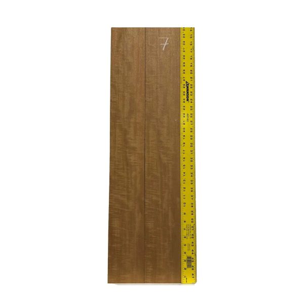 Flame Honduran Mahogany Classical Guitar Back and Side Set #07 on Sale - Image 3