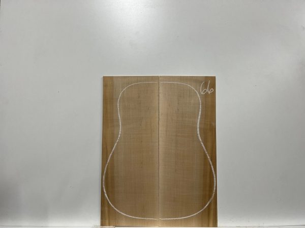 Flame Hard Maple Dreadnought Guitar Back & Side Set #66 For Discount - Image 2