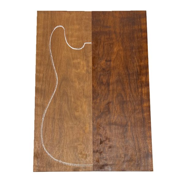 Fiddleback Figured Walnut Drop Top 21  x 7-1 4  x 1 4  #249 Online Hot Sale - Image 4