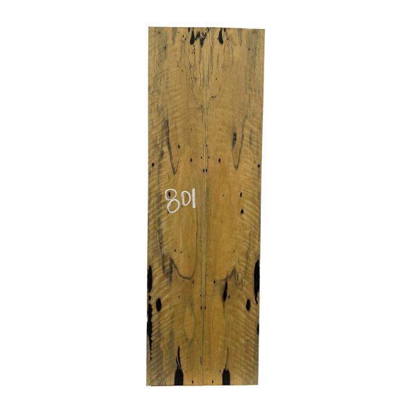 Black and White Ebony Dreadnought Guitar Side Set #801 Hot on Sale