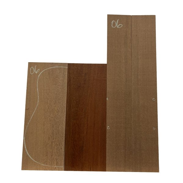 Leopardwood Acoustic Dreadnought Guitar Back and  Sides Sets #06 Online Sale - Image 2