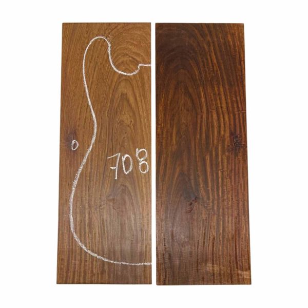 Honduras Rosewood Bookmatched Guitar Drop Top 21  x 7-1 4  x 3 8  #708 on Sale - Image 4
