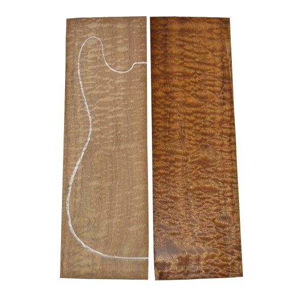 Quilted Curly Sapele Guitar Drop Tops - 21-1 2  x 6-5 8  x 1 4  #23 on Sale - Image 4