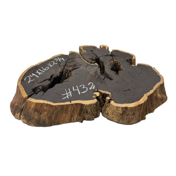 African Blackwood Live Edge Slab Cookies - 24 x 16 x 2-3 4  #432 Cheap - Image 2
