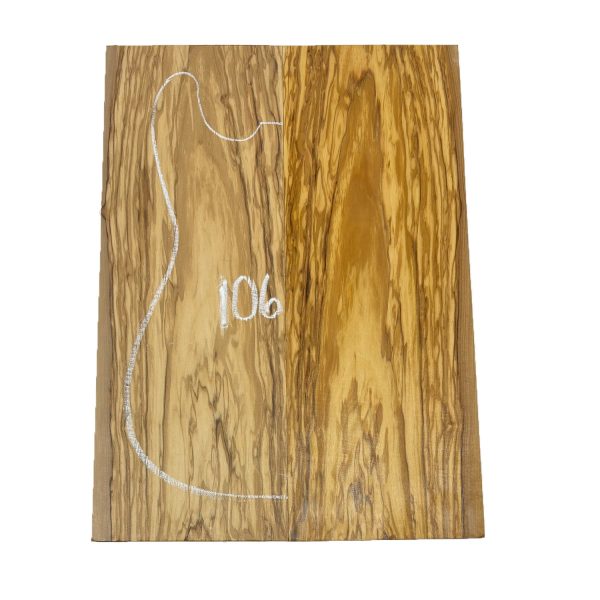 Olivewood Guitar Drop Top 21-1 4  x 7-1 2  x 3 8  #106 Discount - Image 3