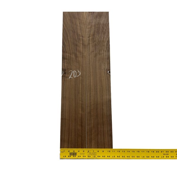 Black Walnut Classical BC Grade Guitar Back and Side Set #203 Sale - Image 4