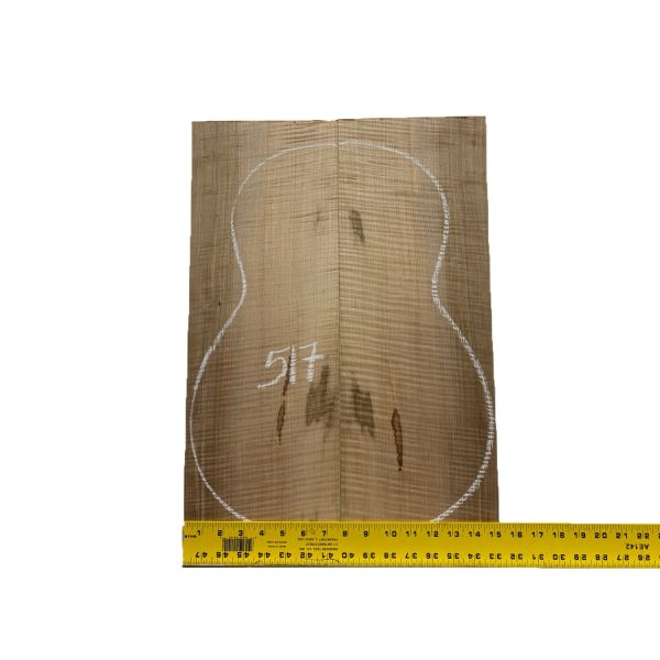 Flame Ambrosia Maple Classical Guitar Back and Side Set #517 Online - Image 2