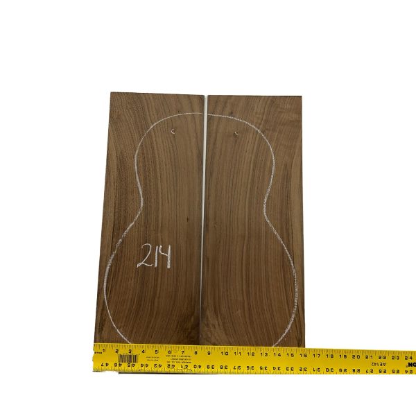 Black Walnut Classical BC Grade Guitar Back and Side Set #214 on Sale - Image 2