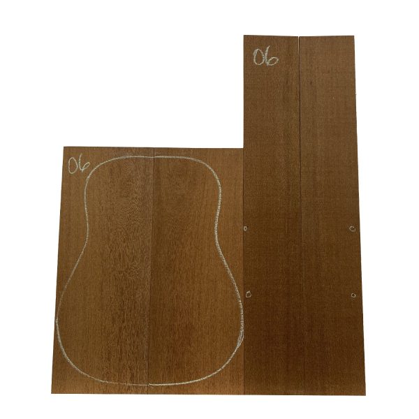 Leopardwood Acoustic Dreadnought Guitar Back and  Sides Sets #06 Online Sale