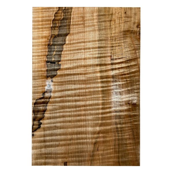 Flame Ambrosia Maple Bookmatched Guitar Drop Top 21  x 7-3 8  x 1 4  #327 For Sale - Image 5