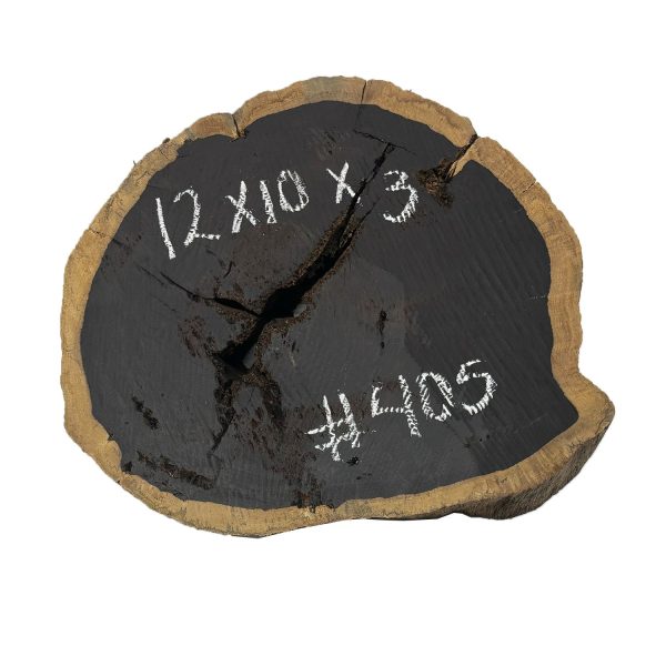African Blackwood Live Edge Slab Cookies - 12 x 10 x 3  #405 Hot on Sale