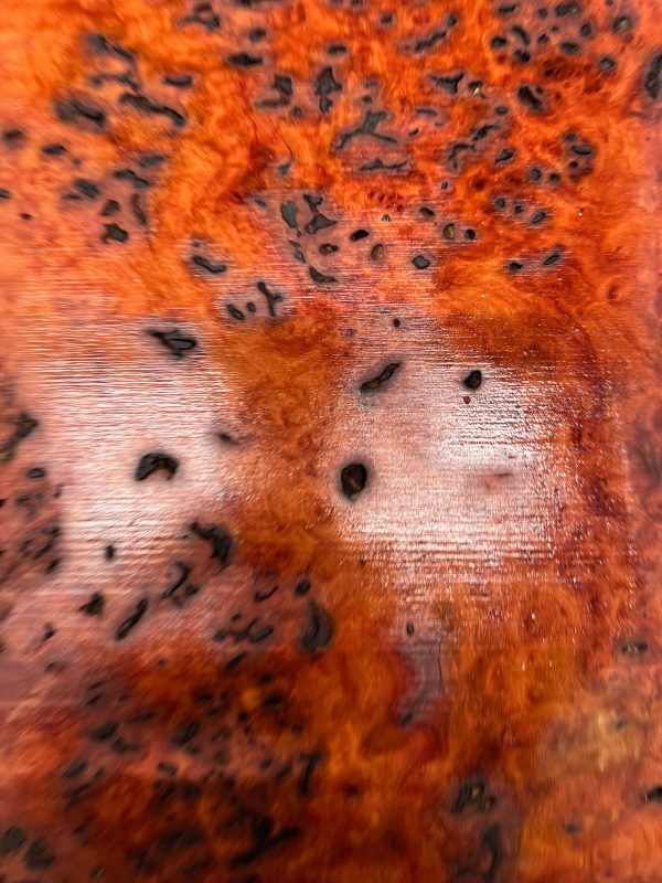Australian Red Gum Burl Acoustic  Electric Guitar Wood Drop Top Set | 21  x 14  x 3 8   #99 on Sale - Image 2